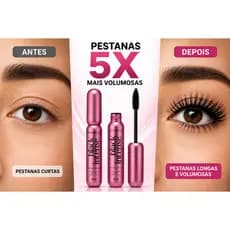 Hudamoji Intense Black Mascara - Waterproof, Long-Lasting & Extra Volume