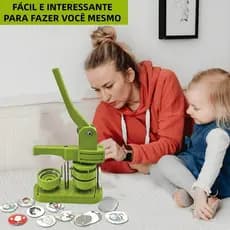 Máquina rotativa de crachás, máquina de fazer botões, máquina de fazer crachás, 25/32/37/44/58mm,