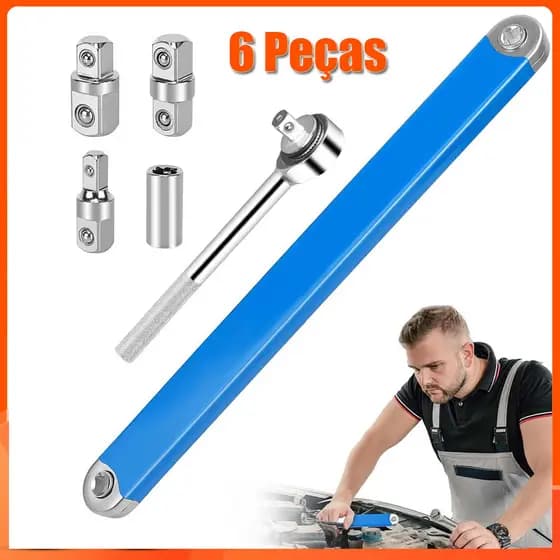 Extensor De Adaptador De Soquete De Chave De Fenda De Catraca