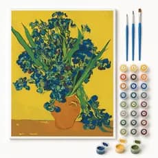 Pintura Famosa Van Gogh - Pinte você mesmo! Kit COMPLETO Pintura numerada 50x40cm