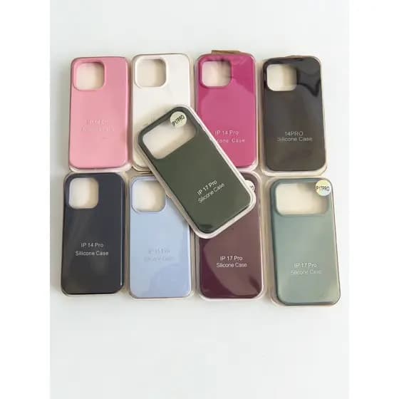 Capinha/Case de Silicone Aveludado Premium Linha Pro de iPhone´s 14/15/17 PRO