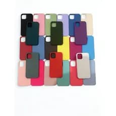 Kit 3,5 e 10 Capinhas iPhone 12 Mini de Silicone Aveludado Premium Cores Sortidas Alta Proteção