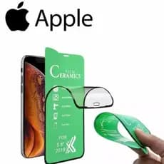 Película para iPhone 3D ou 9D Cerâmica/Vidro + Kit Limpa Tela (Passo 1 e 2) Brinde