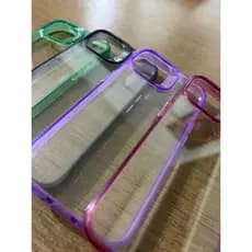 Capinha Transparente com Borda Reforçada – Proteção e Estilo para seu Iphone 15