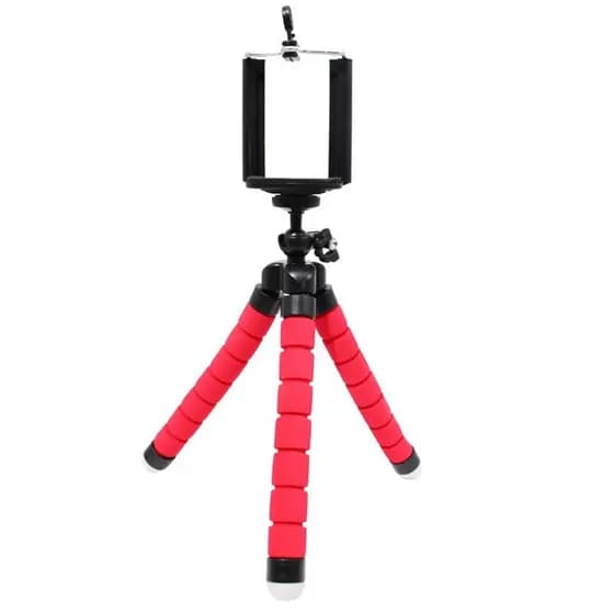 Mini Tripe Celular Suporte Flexivel Regulavel Universal Cameras Polvo Apoio Mesa Portátil Flexível