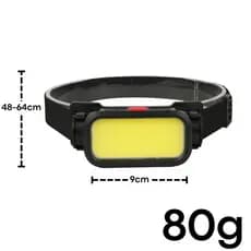 Lanterna De Cabeça Premium Recarregável Led Luz de trabalho Com Fita Ajustável Camping Bike Ciclismo