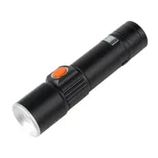 Lanterna com feixe de luz potente amplo alcance e recarregável via USB