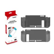 Capa protetora de TPU exclusiva para Nintendo Switch, feita em peça única que comporta cartuchos