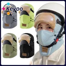 [KEYOO] Boné Bomber , Chapéu De Esqui De Inverno Engrossado Para Manter O Calor , Gorro Com Aba Orelha À Prova De Vento