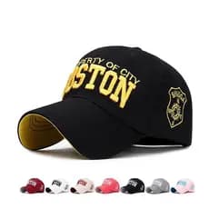Bonés De Beisebol BOSTON Bordados Sólidos Para Homens E Mulheres