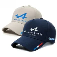Bonés de Beisebol BWT Alpine F1 Team para Homens, Chapéu Esportivo Confortável, Ajustável, Respirável, Boné com Aba para