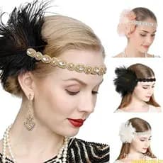 Capacete De Carnaval Pena Carnavais Gatsbys Masquerade Headb