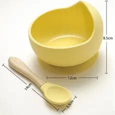 Talheres De Silicone Para Bebês , Tigela De Alimentação À Prova De Derramamento , Pratos Colher De Jantar Crianças , Ute