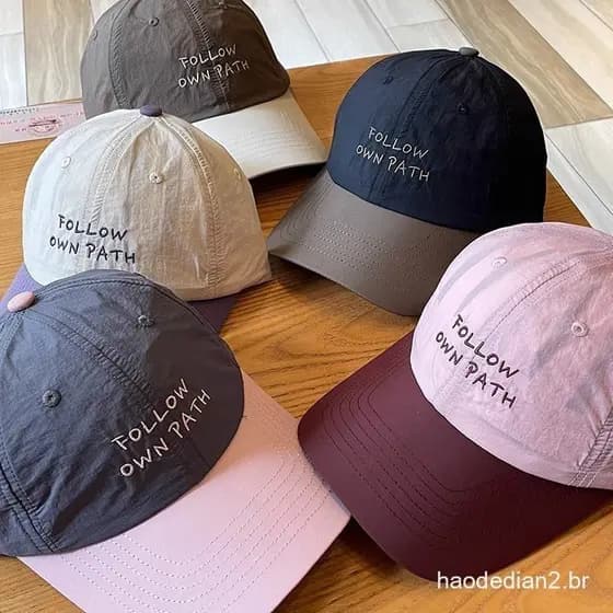 Chapéu Mínimo Estilo Coreano-4 Opções De Cores