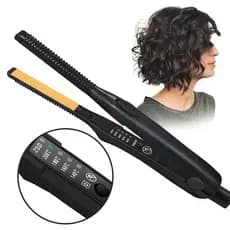 Chapinha 2 Em 1 Prancha De Cabelo e Mini Modelador De Cachos Ferro De 16-20mm 140℃-200℃ Bivolt