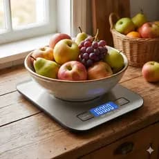 Balança Digital Cozinha Inox Alta Precisão 10kg Display LCD Sensível Profissional