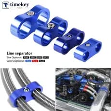 Peça Automotiva Universal AN4 AN6 AN8 AN10 Boleto Óleo Combustível Mangueira De Água Tubo Separador Divisor Braç