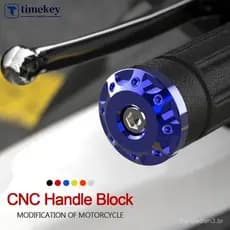 2 Pçs CNC Motocicleta Guiador Apertos Barra Tampa Final Plugues Slider Alumínio Para 16-18mm Moto Lidar Com G5N2