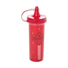 BISNAGA DECORADA KETCHUP 250ML MOLHOS VERMELHOS, USO CULINARIO PLASUTIL