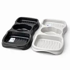 Dispenser organizador de Pia Porta Detergente e Esponja Plástico Suporte Cozinha Prático Resistente