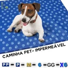 Colchonete Pet Impermeável com Espuma | Caminha para Cachorro e Gato | Isolante Térmico | P M G