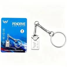 Mini   Pendrive USB Chaveiro Metálico Original Alta Qualidade 4GB 8GB 16GB 32GB