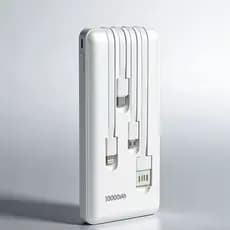 Power  Bank  10000mAh   5   em  1   com  Cabos   Integrados  I   IT -BLUE  Original   Portatil