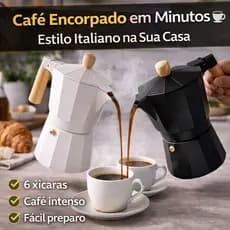 Cafeteira Italiana 6 Xícaras 300ml Alumínio Moka Pot Café Forte Fogão Design Moderno