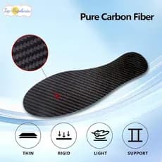Palmilha Perfumada De Fibra De Carbono , 1 Par , Placa Rígida , Extensão De Pé , Inserção De Sapato