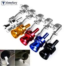 Universal Turbo Som Apito Tubo De Escape BOV Alumínio Carro Motocicleta Acessórios C4P6