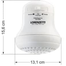 Chuveiro elétrico de parede Lorenzetti Maxi Ducha Ultra branco 5500W 220V