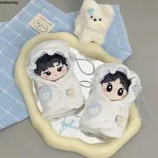 INSTOREAY Roupas De Boneca De 10 Cm , Saco De Dormir Com Capa , Algodão Panos