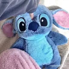 houl Disney Stitch Anime Inverno Extra Grande Pelúcia Garrafa De Água Quente Casa Feminina Enchimento Mão Mais Presente
