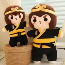 Sun Wukong Kawaii Brinquedos De Pelúcia Adorável Macio Plushies Boneca Travesseiro Presente Para Crianças E