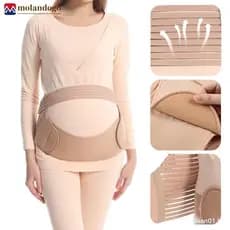 Cinta abdominal ajustável para gestantes, suporte para a cintura, protetor de maternidade, cuidados especiais 4S4N