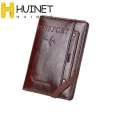 Porta-passaporte HUINET PU, Porta-cartões, Porta-passagens de Viagem com RFID, Porta-cartões Antifurto, Porta-cartões EM