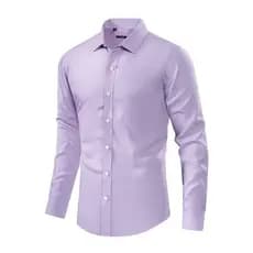Camisa Casual Masculina de Manga Longa em Linho Slub com Bolso Lisa e Elegante Para usa em festa e formatura