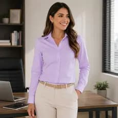 Camisas Social Femininas Novo Lançamentoestilo Simples  Camisas Com Botões Frontais
