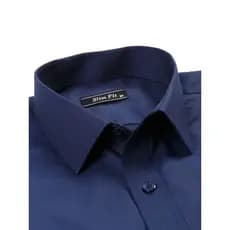Camisa Social Masculina Slim Fit Manga Longa Mitong  Sem Elastano Elegante e Antirrugas 40%Algodão + 60%Poliéster
