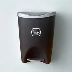 Lixeira Lixeiro Para Cozinha Banheiro Escritório Pedal 7,5l Preto