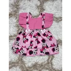 Romper Para Mesversario Vestido Minnie - 1 a 11 Meses