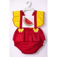 Romper Bebê Frutinhas Coloridas – 1 a 11 Meses