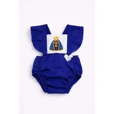 Romper Bebê Católico Nossa Senhora Aparecida – Veste de 1 a 11 meses - Look Bebê Menina