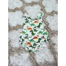 Romper Dinossauro Menino - 1 a 11 Meses