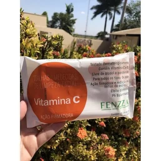 Toalhas Umedecidas Vitamina C com 25un Fenzza