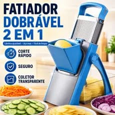 Ralador De Legumes Fatiador De Legumes Aço Inox 5 em 1 Fatiador Cortador Verduras Frutas Para Cozinha