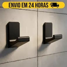 Ganchos Adesivos para Parede - Suporte Resistente para Toalhas de Banheiro e Cozinha