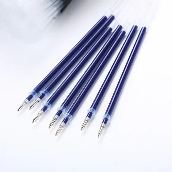 20 refis de caneta de gel de alta qualidade, disponíveis no formato de seringa, com tinta à base de água, adequados para