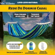 Rede De Dormir Descanso Suporta 200kg Nylon Camping Resistente 190*150CM Rede Suspensa Portátil