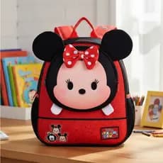 Mochila De Costas Escolar Infantil Minnie Vermelho Infantil MinnieMochila De Costas Escolar Infantil Minnie Vermelho